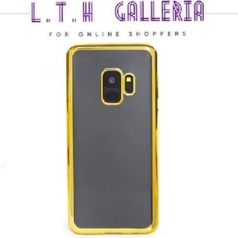 NEW!! metallic GOLD edge galaxy s®9 PLUS case